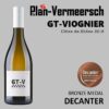 Bouteille de vin blanc-GTV DECANTER médaille de bronze LePlan-Vermeersch
