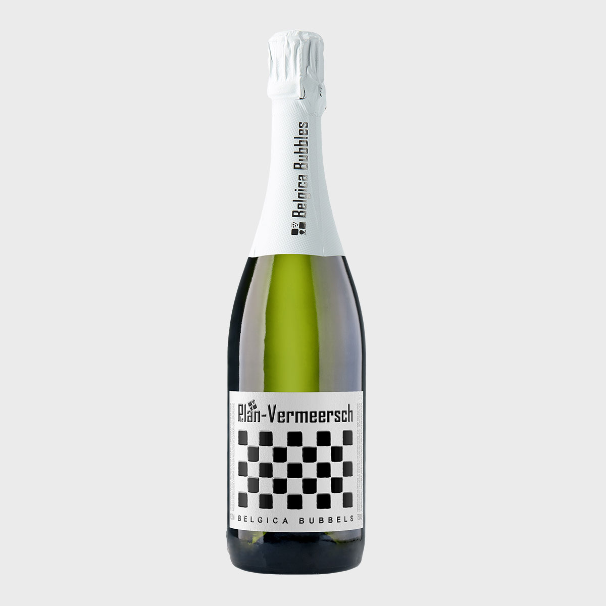 Bottle sparkling wine Belgica BUBBLES