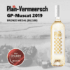 white wine GP-MUSCAT bronze medal decanter Cépage de France VDF LePlan-Vermeersch