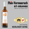 Bouteille de vin GT-ORANGE Vin de France DF LePlan-Vermeersch
