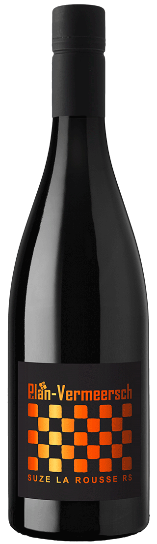 Bouteille de vin d'assemblage Syrah Mourvedre RS Suze LePlan-Vermeersch