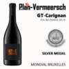 Vin de France Vin en bouteille GT Carignan  médaille d'argent mondial Bruxelles LePlan-Vermmersch